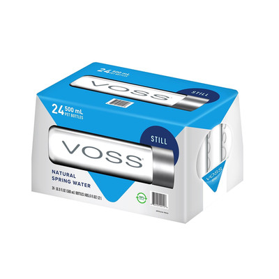 VOSS Still Water Bottles, 500 ml, 24 pk.