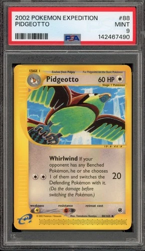 Pokemon Pidgeotto Expedition #88 PSA 9 Mint