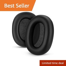 Sony WH-1000XM6 Auriculares, Brainwavz Negro Cuero PU Espuma de Memoria Repuesto