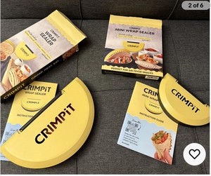 Lot of 2 CRIMPiT Wrap Sealer - KITCHEN AID - Crimp It Kitchen