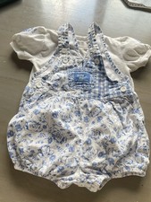 Vintage Oshkosh Bgosh Rare Teacup Outfit Girls 18month