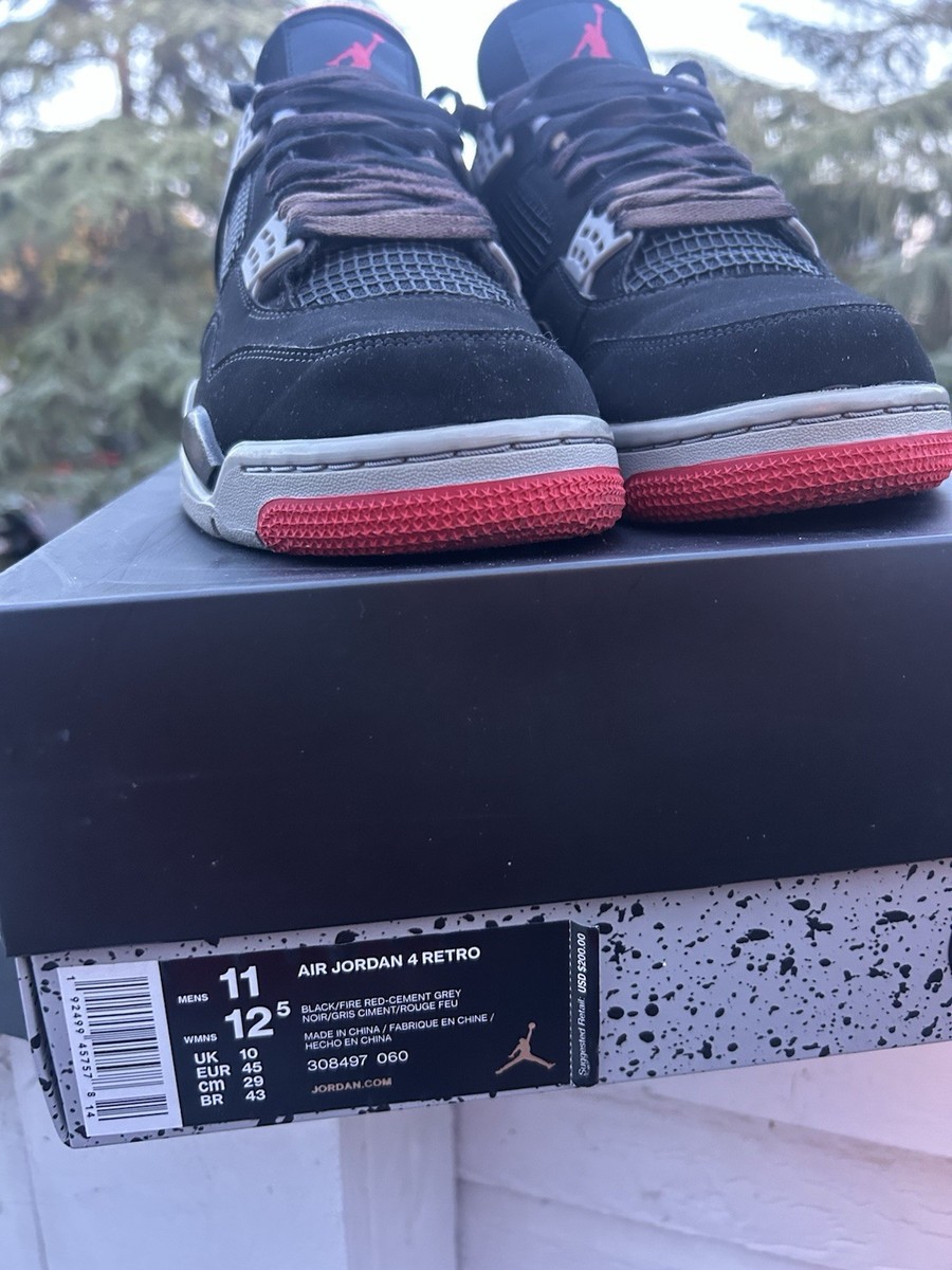 Air Jordan 4 Retro OG Mid Bred (2019) IV 192499457578| eBay