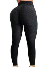 Womens Scrunch Butt Lift Leggings Workout Seamless Booty High Waist Yoga Pants L