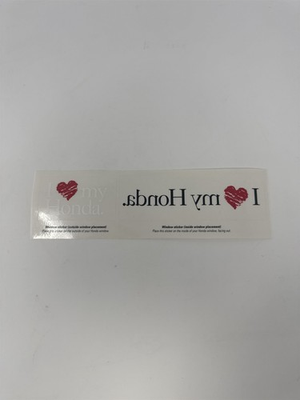 #ad Vintage I Love My Honda Window Sticker amp; Cling Set 10quot; Decal Retro JDM Accessory $20.39