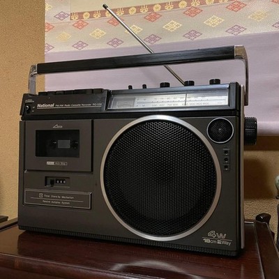 National Panasonic RQ-558 Vintage Boombox Radio Cassette Serviced