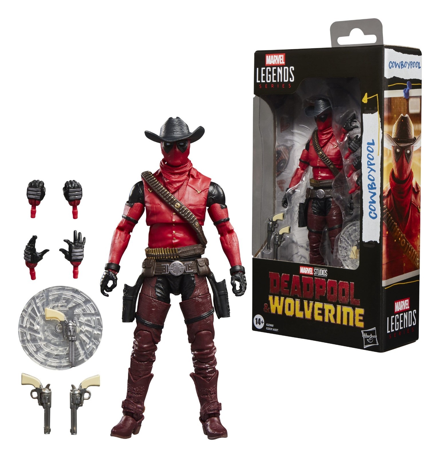Hasbro Figura Marvel Legends Series Deadpool & Wolverine - Cowboypool - Imagen 2