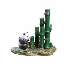 Panda Tea Pet Good Luck Zhisha Panda Ornament Collectible