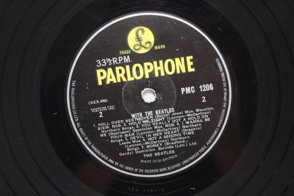 The Beatles With the Beatles UK (GB) LP Mono 1st Press Witz