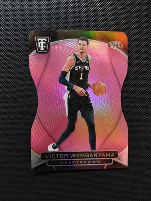 Victor Wembanyama 2024-25 Panini Totally Certified Pink Die-Cut #98 - 061/125