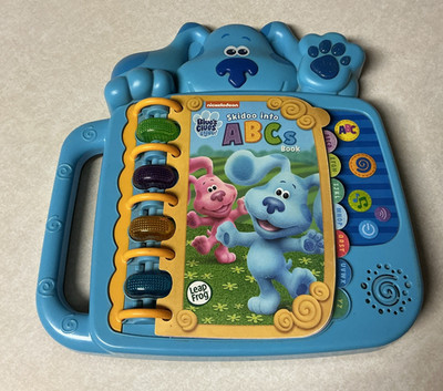 LeapFrog Blue's Clues and You Skidoo Into ABCs Book Interactive Learning Tested