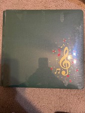 Creative Memories "Sound of CHRISTMAS" 12x12 Album forest green music note NEW