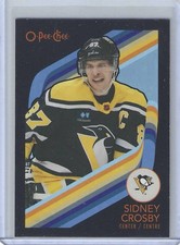 2023-24 O-Pee-Chee Update Black Border Sidney Crosby /100 Pittsburgh Penguins