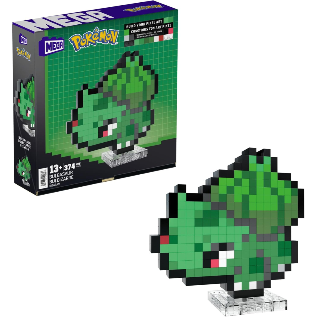 Mega Pokémon Bulbasaur Building Set New