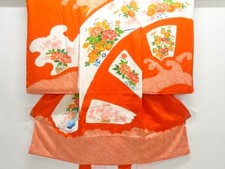 7574770: JAPANESE KIMONO / KIMONO FOR KIDS / SILK / FLORAL CART
