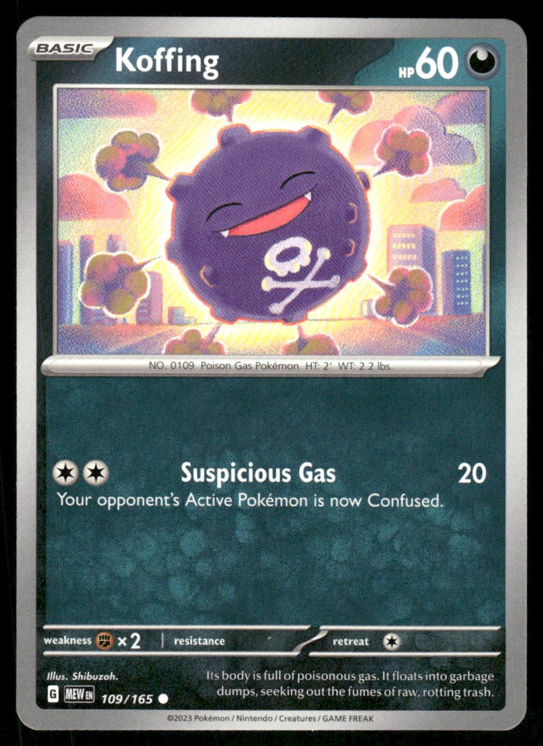 Koffing 109/165 - 151 - Common NM