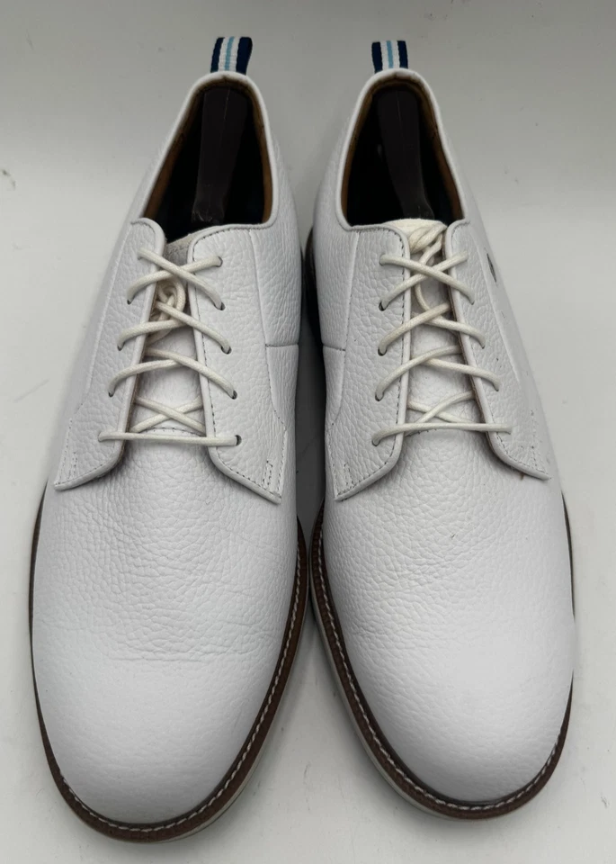 FootJoy Premiere Series Men's Sneaker 11 White Leather Spikeless Golf Shoes - Image 3 of 4