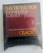 3-D Tic-Tac-Toe (CXL4010)- Atari 400/800/XL/XE Original Factory Cartridge Only image
