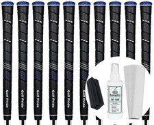 Golf Pride CP2 Wrap Standard Size Plus4 Golf Grips - Set of 10 with Grip Kit 