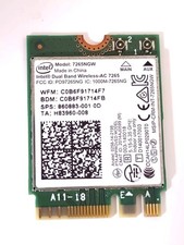 Intel 7265NGW H83960-011 WiFi Card 802.11ac Dual Band Bluetooth 4.2 M.2 2230 AC7