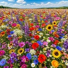 ? 3000+ POLLINATOR WILDFLOWER SEEDS | AUTUMN MIX BEE BUTTERFLY HUMMINGBIRD USA