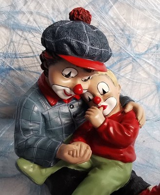 Gilde Clowns ''Daumenlutscher'' Nr. 10137, H 10 cm, limitiert v. 2005, TOP! o. OVP