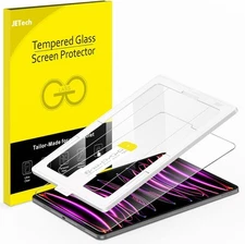 JETech One Touch Screen Protector for iPad Pro 12.9-Inch Clear 