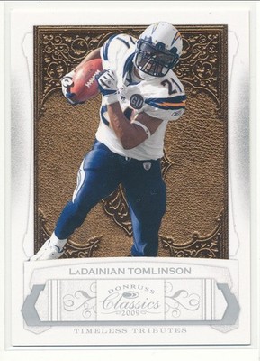2009 Donruss Classics Ladainian Tomlinson Timeless Tributes Silver /100