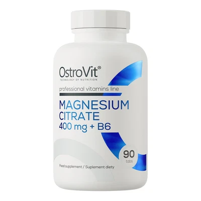 Ostrovit Magnesiumcitrat 400 mg + Vitamin B6 90 Tabletten, Magnesium - Bild 1 von 4