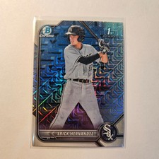 2022 Bowman Chrome Prospects Erick Hernandez Mojo Refractor BCP-181 White Sox