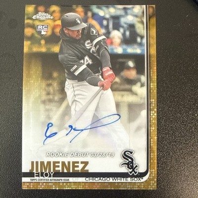 2019 Topps Chrome Update Refractor Auto Eloy Jimenez #RDA-EJ Gold /50 (AU, RC)