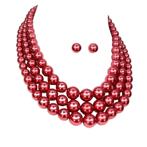 Silver Plated Plastic Fashion Jewelry Sets