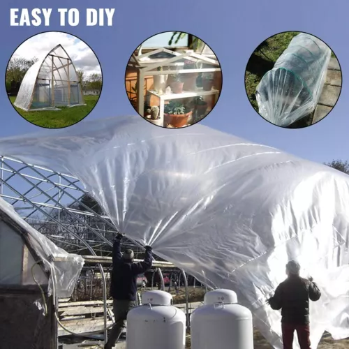 Farm Garden Transparent Plastic Poly Film Clear Greenhouse Film Plastic Sheeting - Picture 4 of 27
