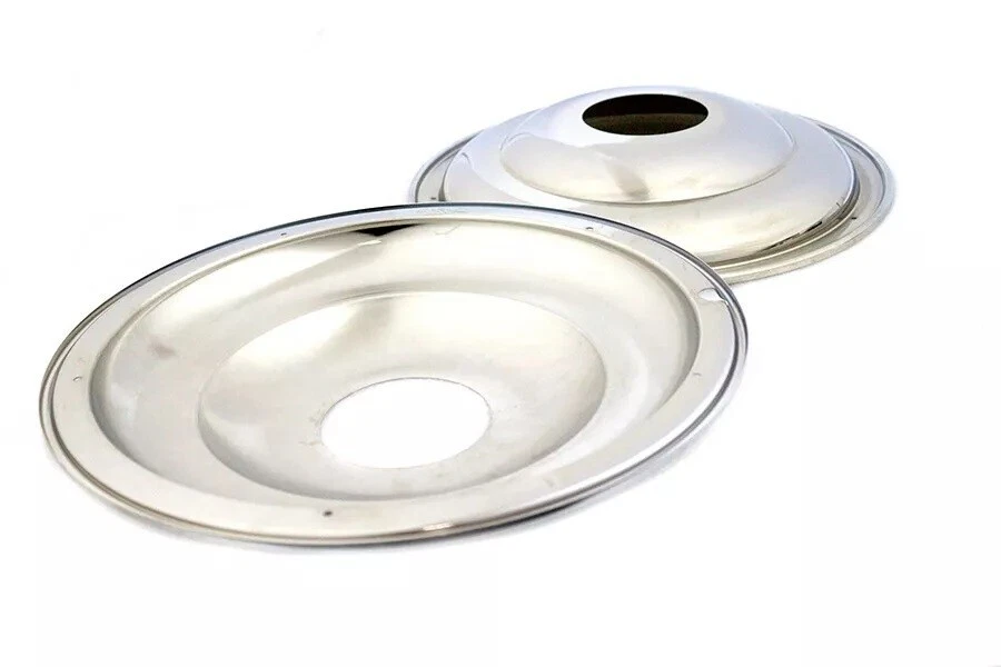 Juego de cubiertas de rueda trasera de 16 pulgadas cromadas para Harley Davidson 45-0365 Foto 2 de 4