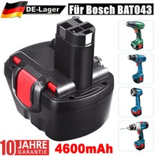 12V Ni-MH Akku Für Bosch 2607335262 PSR 12VE-2 GSR 12 VE 2 BAT043 BAT045 4600mAh