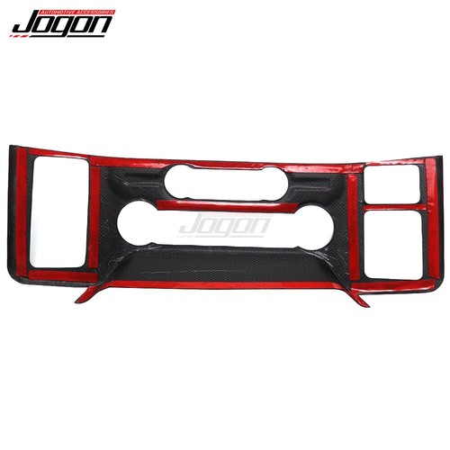 Cubierta de panel de botones de consola de carbono mate para Ford F150 F-150 Raptor XLT 2021-2024 - Imagen 8 de 14