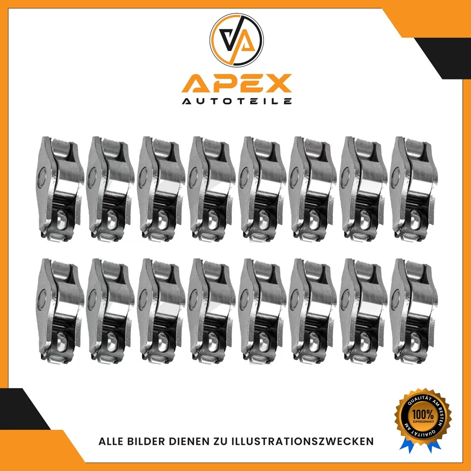 FÜR AUDI SEAT SKODA 1.6 2.0 TDI DIESELMOTOR CAAB DGTE KIPPHEBEL 16 STÜCK SET - Imagem 2 de 4