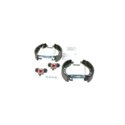 Bosch Bremsbackensatz 0 204 114 690 KIT SUPERPRO für SEAT SKODA VW, Hinterachse