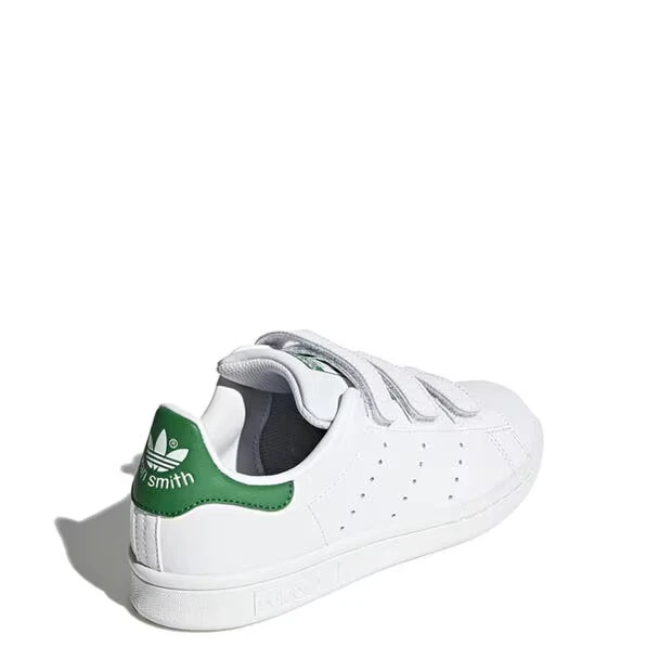 Adidas Stan Smith CF Juniors/Womens  Leather Trainers - All Size - White/Green. - Image 4 of 4