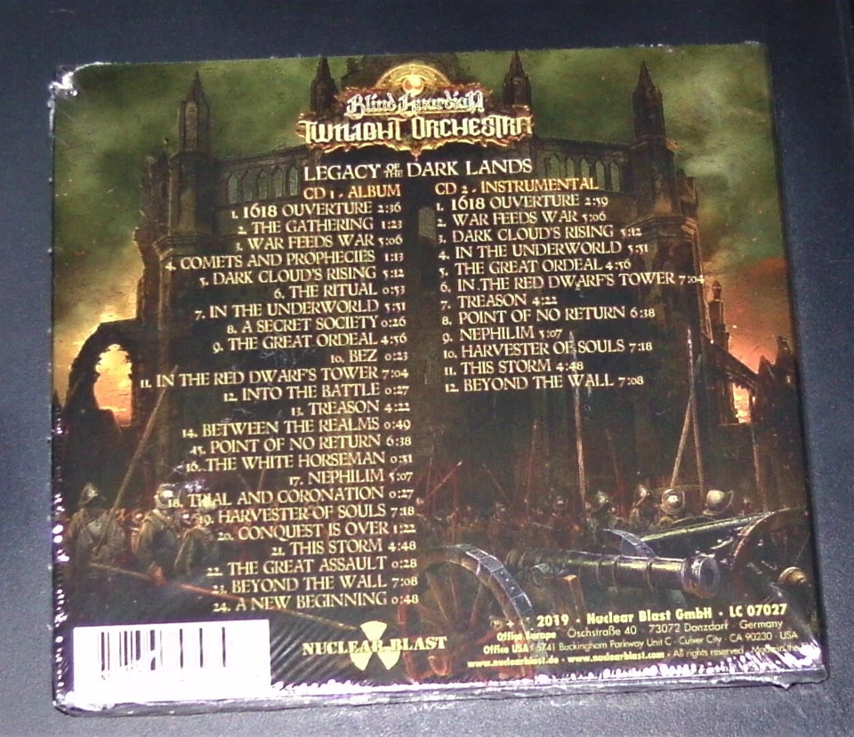 BLIND GUARDIAN TWILIGHT ORCHESTRA LIMITIERTE DOPPEL CD IM DIGIPAK NEU & OVP - Bild 2 von 3