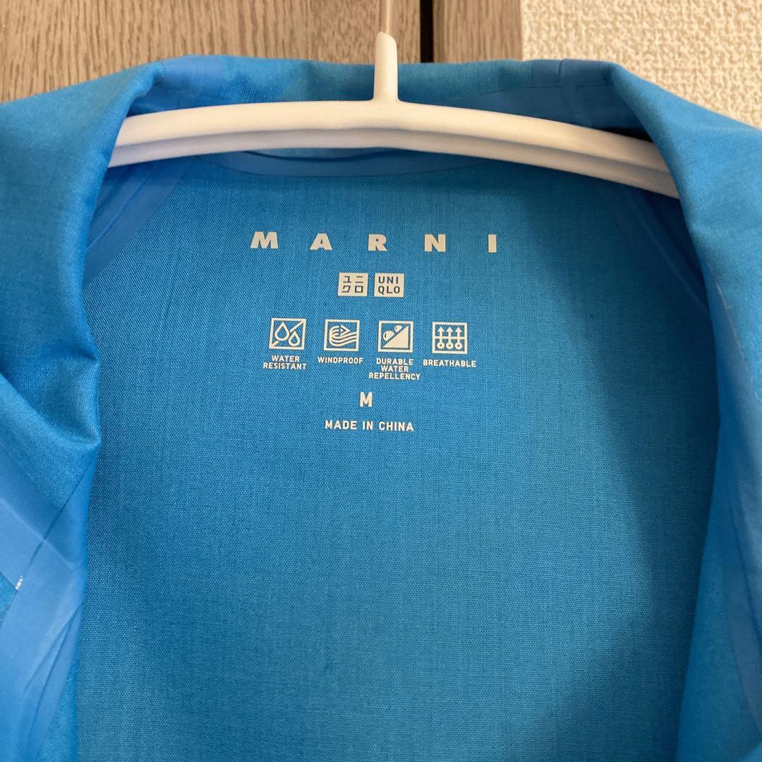 UNIQLO✕MARNI　新品タグ付き　ブロックテックハーフコート　オリーブ　М ユニクロ×マルニ】ブロックテックコートはスタッフ注目度No.1