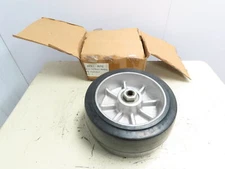 High Capacity Roll-Rite Castor Bull Wheel 7"x 15-1/2" Rubber 1-3/8"ID Bearing