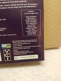 LES MISERABLES in Concert THE DREAM CAST 10th Anniversary Performance - VHS Tape