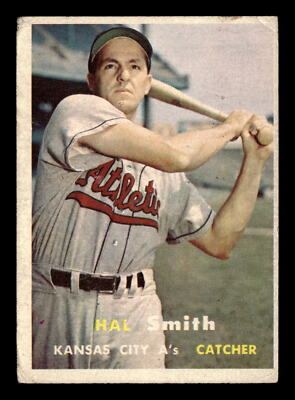 Hal Smith 1957 Topps #41 Kansas City Athletics GD