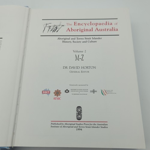 The Encyclopedia of Aboriginal Australia 2 Vols & CD Slip case 1994 David Horton - Picture 22 of 24