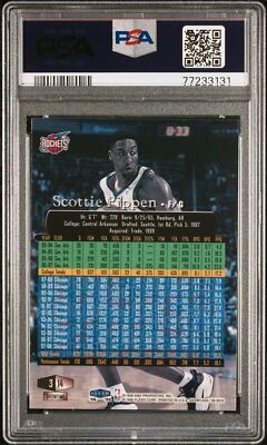 1998 FLAIR SHOWCASE ROW 3 #14 SCOTTIE PIPPEN PSA 8 | eBay