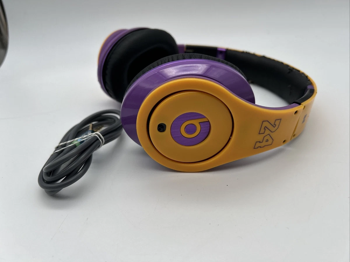 Lakers Kobe Bryant Beats By Dre Studio Wired Monster Headphones Please Read