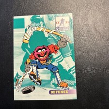 Jb6d 1994 Jim Henson’s Muppets Take The Ice #6 defenseman Animals Eat Puck