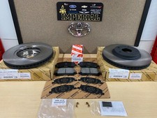 2001-2007 TOYOTA HIGHLANDER GENUINE OEM FRONT BRAKE ROTORS TCMC PADS AND SHIMS 