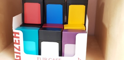 Gizeh  Flipcase Zigarettenbox  3 x aus Kunststoff für ca.21 Zigaretten 