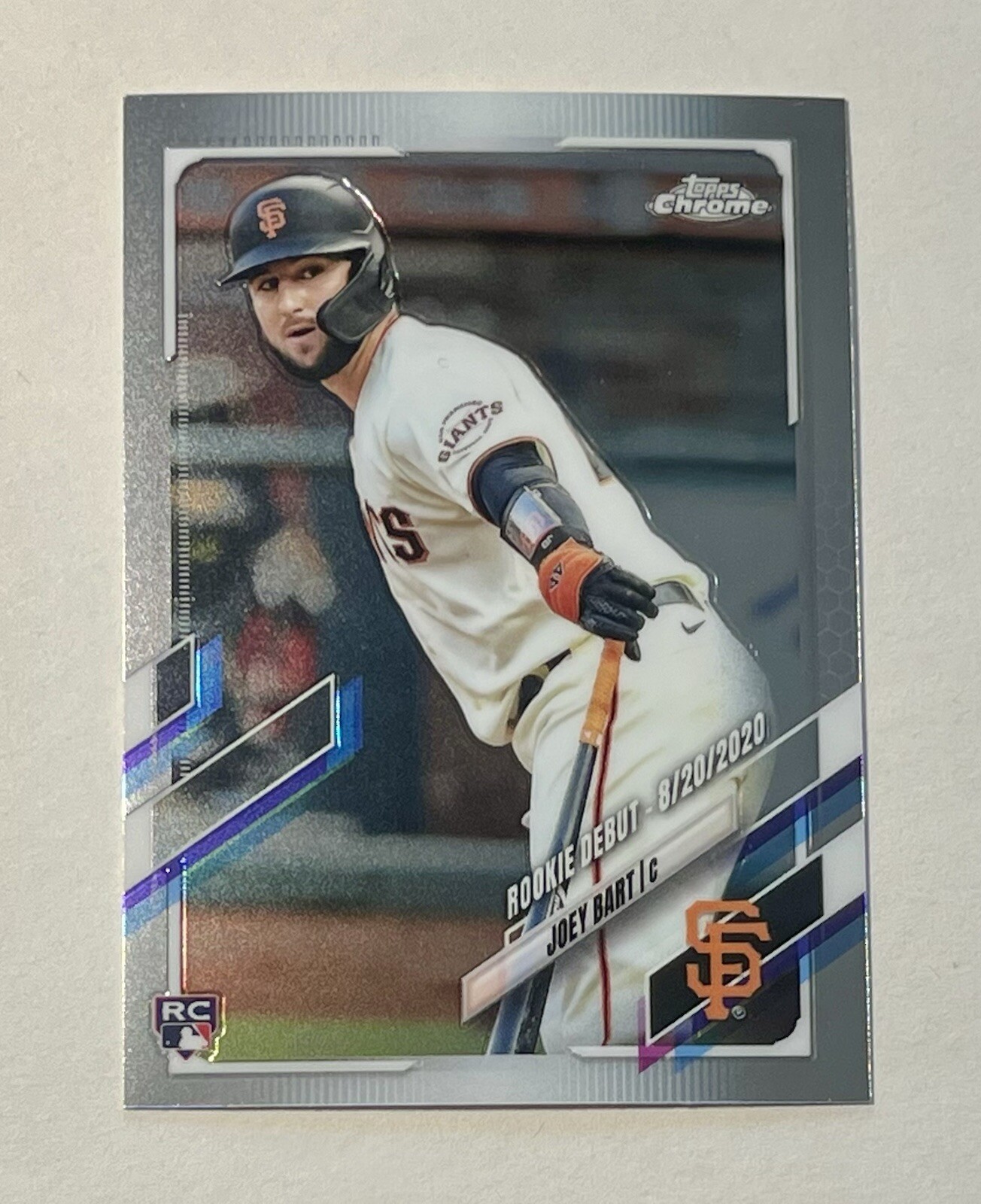 2021 Topps Chrome Update Series Joey Bart RC #USC86 San Francisco Giants